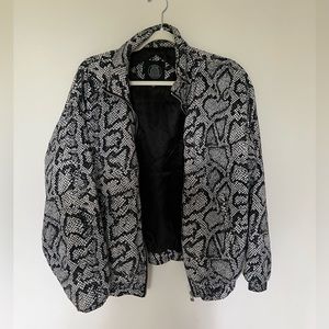 Urban Outfitters Nathan Snake Print Jacket Size S